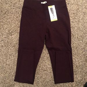 Deep Burgundy Leggings